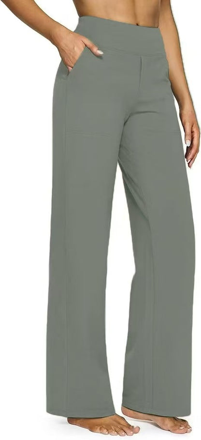 Women's High Waisted Wide Leg Pants with Pockets