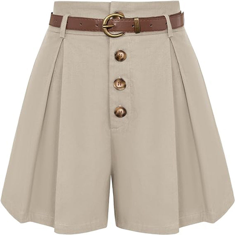 Women's High-Waisted A-Line Shorts – Summer Casual Business Shorts