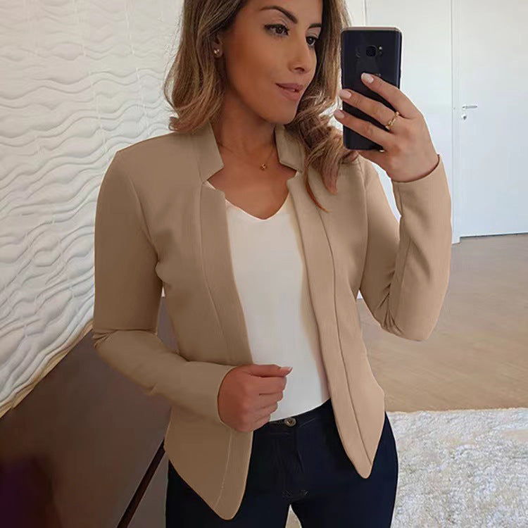 Women's Business Casual Open Front Blazer Work Jacket