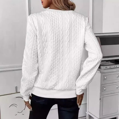 Women's Half Zip Quilted Sweatshirt Casual Pullover