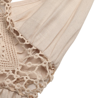 Halter Tie-Back Maxi Dress Summer Travel Elegant Chic