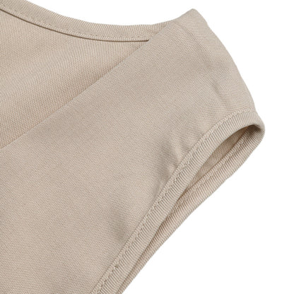 Linen Look Wrap Vest and Wide Leg Shorts Set