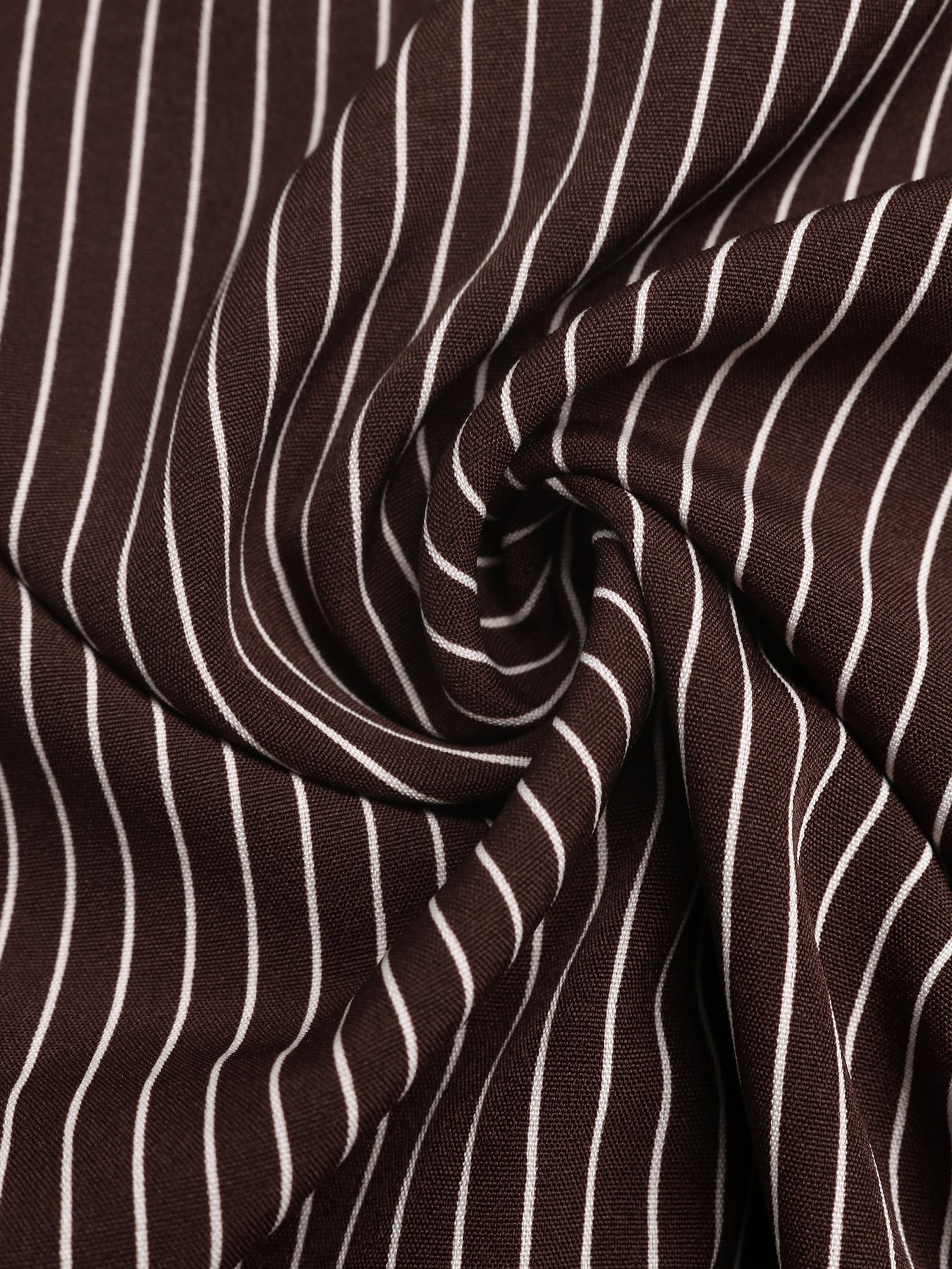 Striped Shirt Jumpsuit Button Front Cropped Pants