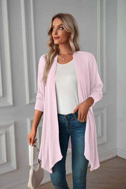 Women's Open Front Long Cardigan Lightweight Duster