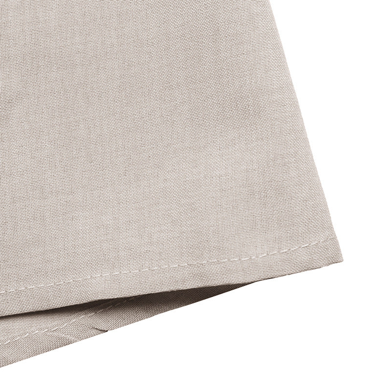 Linen Look Midi Dress Button Front Sleeveless Shirt