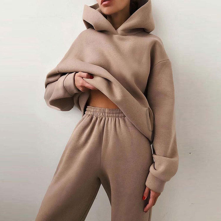 Womens Oversized Hoodie Sweatpants Set Casual Streetwear