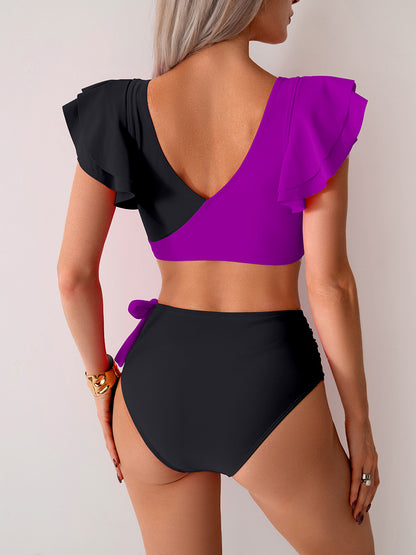 Women’s Bikini Swimsuit - High-Waisted Two-Piece Set