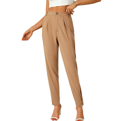 High Waist Trousers for Women | Elegant Work Pants