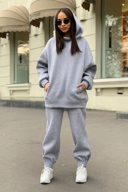 Women's Oversized Hoodie Jogger Set Casual Two Piece Outfit