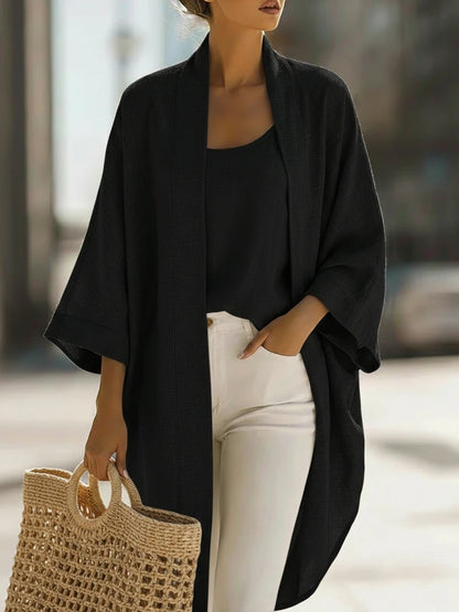 Women's Kimono Cardigan & Tank Two Piece Set