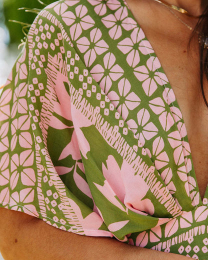 Boho Floral V Neck High Waist Split Maxi Dress