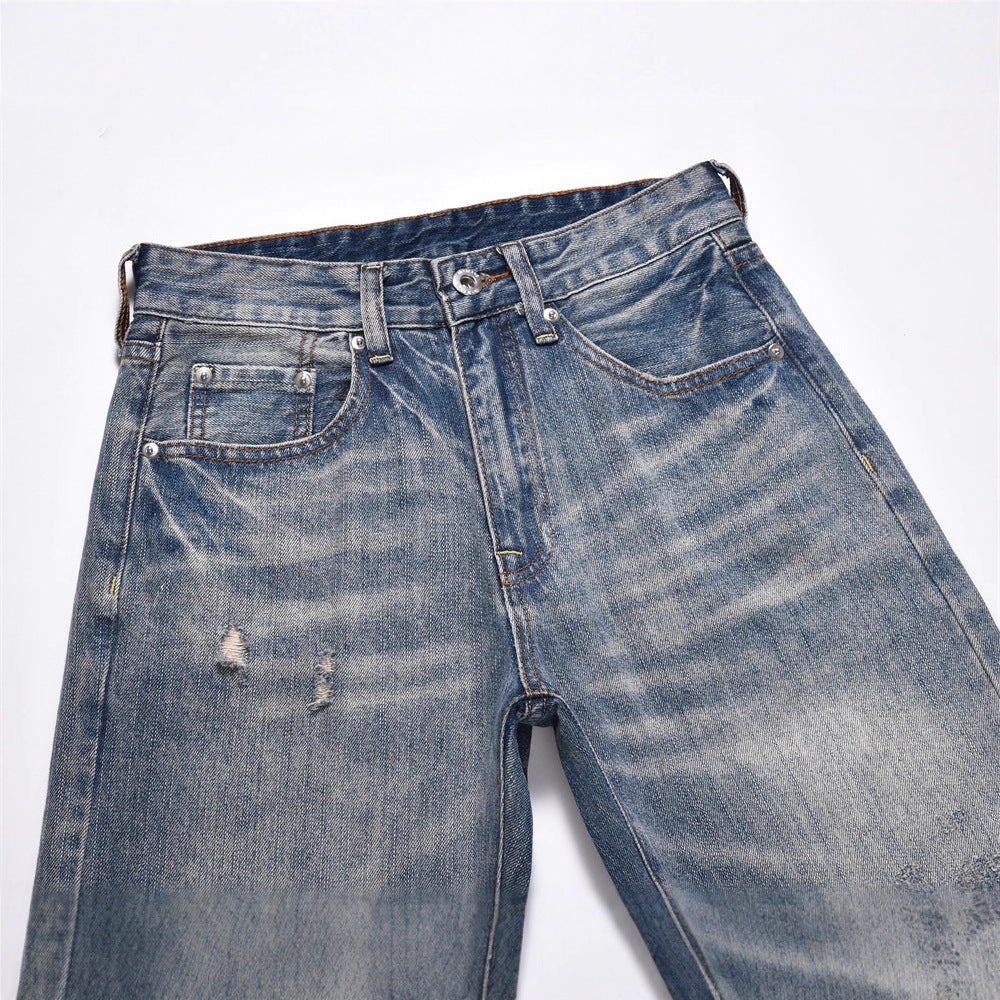 Women's High Rise Vintage Baggy Straight Leg Jeans