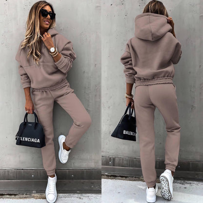 Women's 2 Piece Hoodie Joggers Casual Sweatsuit