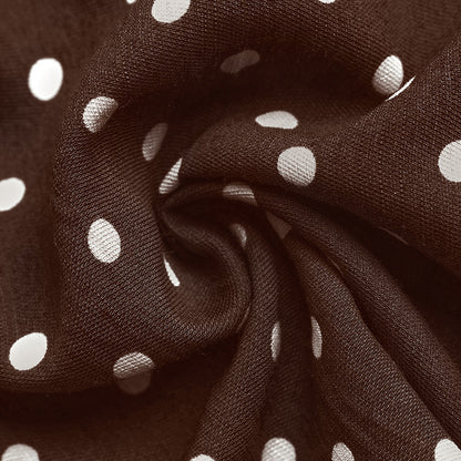 Polka Dot Halter Mini Dress Vintage Resort Summer Dress