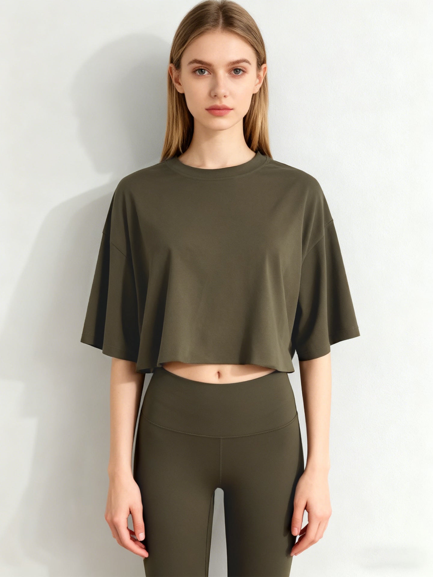 Summer Crop Cotton Tee Women’s Short Sleeve Street Style
