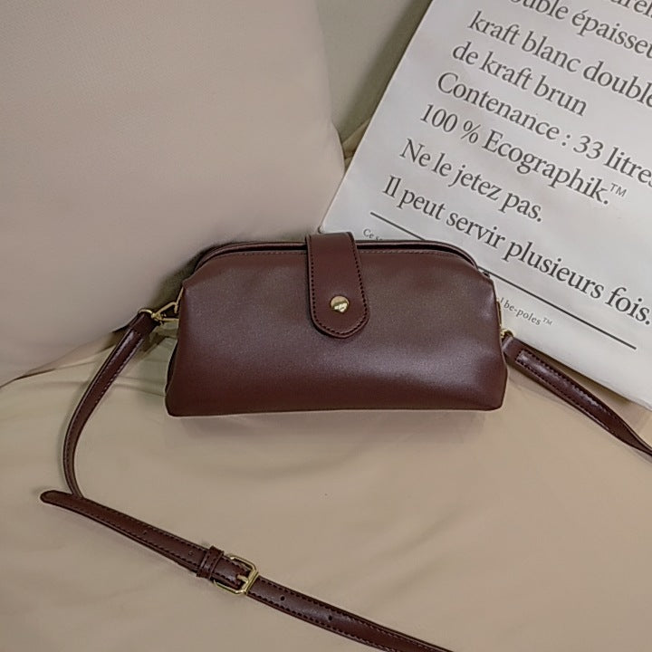 Vintage PU Leather Doctor Crossbody Bag for Women