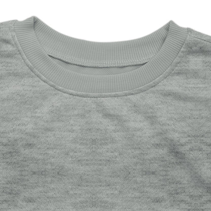 Bow Sleeve Round Neck Long Sleeve Sweatshirt