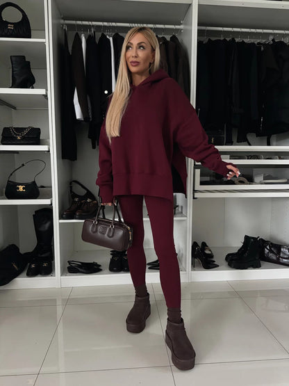 Women's Oversized Hoodie Set Two Piece Casual Loungewear