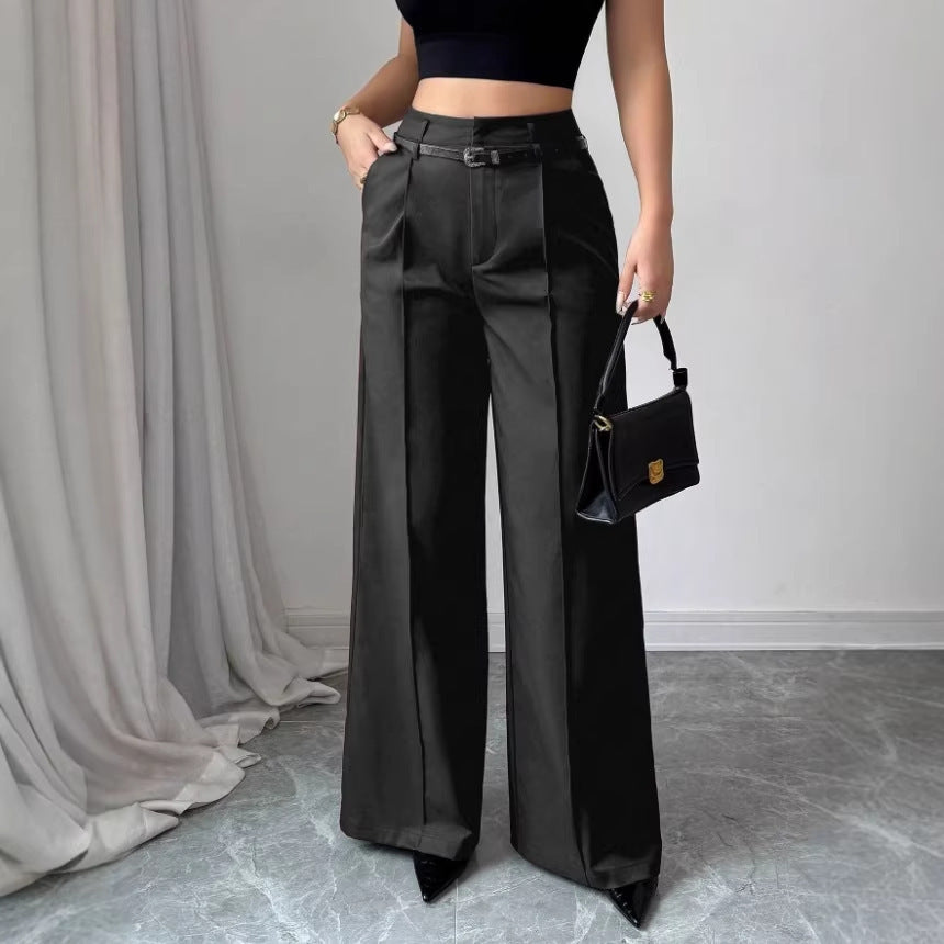 Women's High Waisted Wide Leg Business Casual Dress Pants