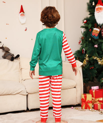 Santa Claus Deer Parent-Child Clothing Printed Loungewear Christmas Pajamas