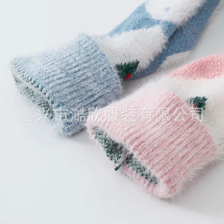 Women's Oversized Fuzzy Snowman Christmas Sweater