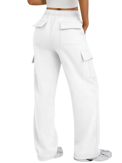 Women's High Waisted Wide Leg Cargo Pants