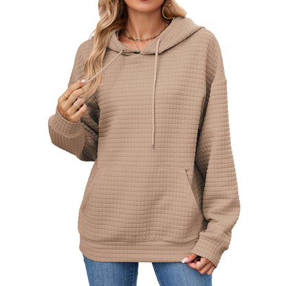 Casual Oversized Hooded Sweatshirt with Pockets for Women