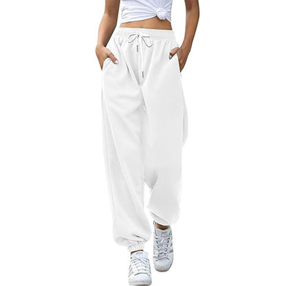 High Waist Loose Fit Sweatpants | Casual Jogger Pants Women