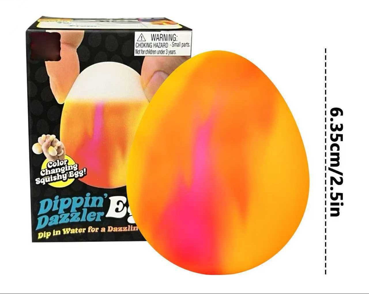 Color Changing Squishy Egg Stress Relief Sensory Toy