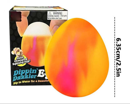 Color Changing Squishy Egg Stress Relief Sensory Toy