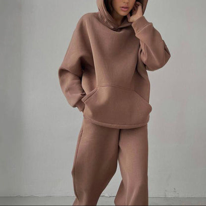 Women's Oversized Hoodie Wide Leg Pants Two Piece Set