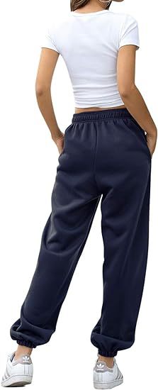 High Waist Loose Fit Sweatpants | Casual Jogger Pants Women
