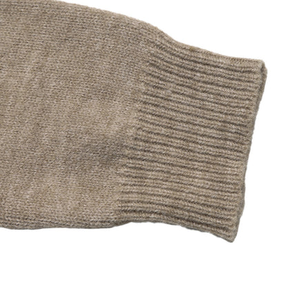 Solid Layered Knit Sweater Henley Neck Relaxed Fit