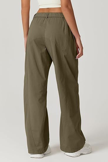 Women's High-Waisted Loose Straight-Leg Cargo Pants – Casual Streetwear