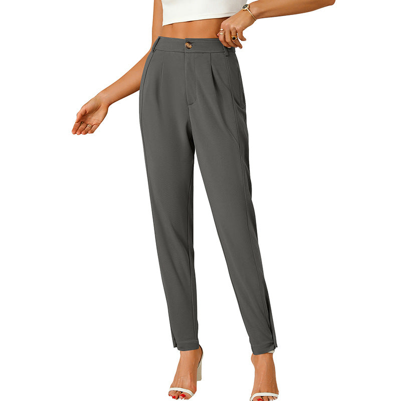 High Waist Trousers for Women | Elegant Work Pants
