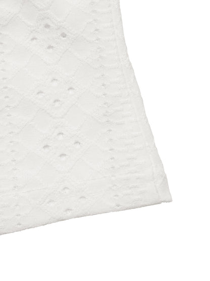 Tie Front Lace V-Neck Fitted Long Sleeve Top
