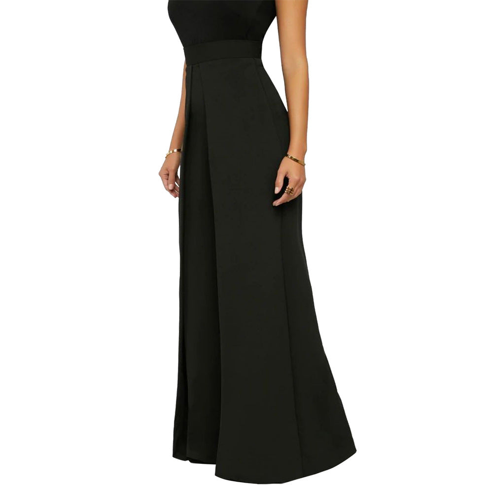Women's High Waist Wide Leg Pants Flowy Loose Casual