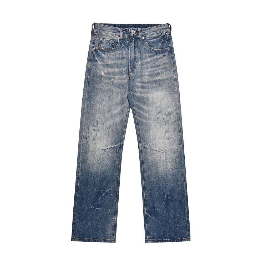Women's High Rise Vintage Baggy Straight Leg Jeans
