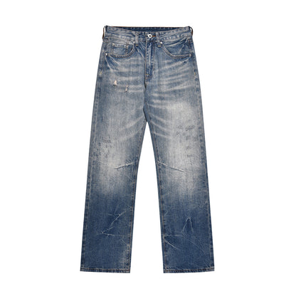 Women's High Rise Vintage Baggy Straight Leg Jeans