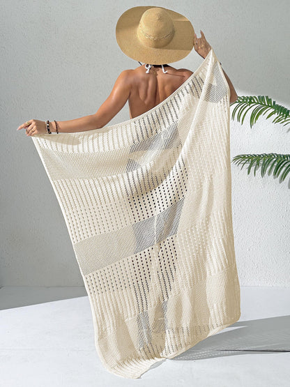 Women's Crochet Beach Cover Up Wrap Maxi Skirt Sarong