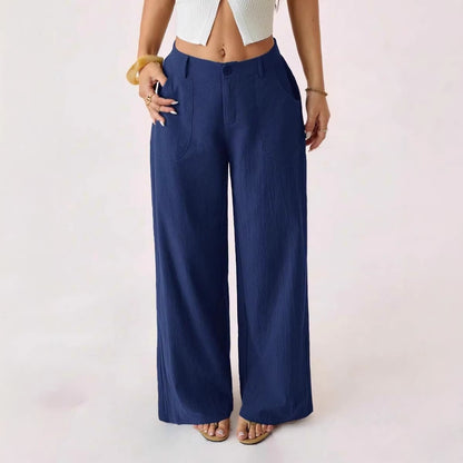 Women's Wide Leg Pants Casual Loose Fit with Pockets