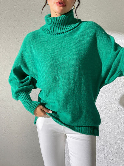 Women's Bottoming Shirt Autumn and Winter Casual Turtleneck Sweater