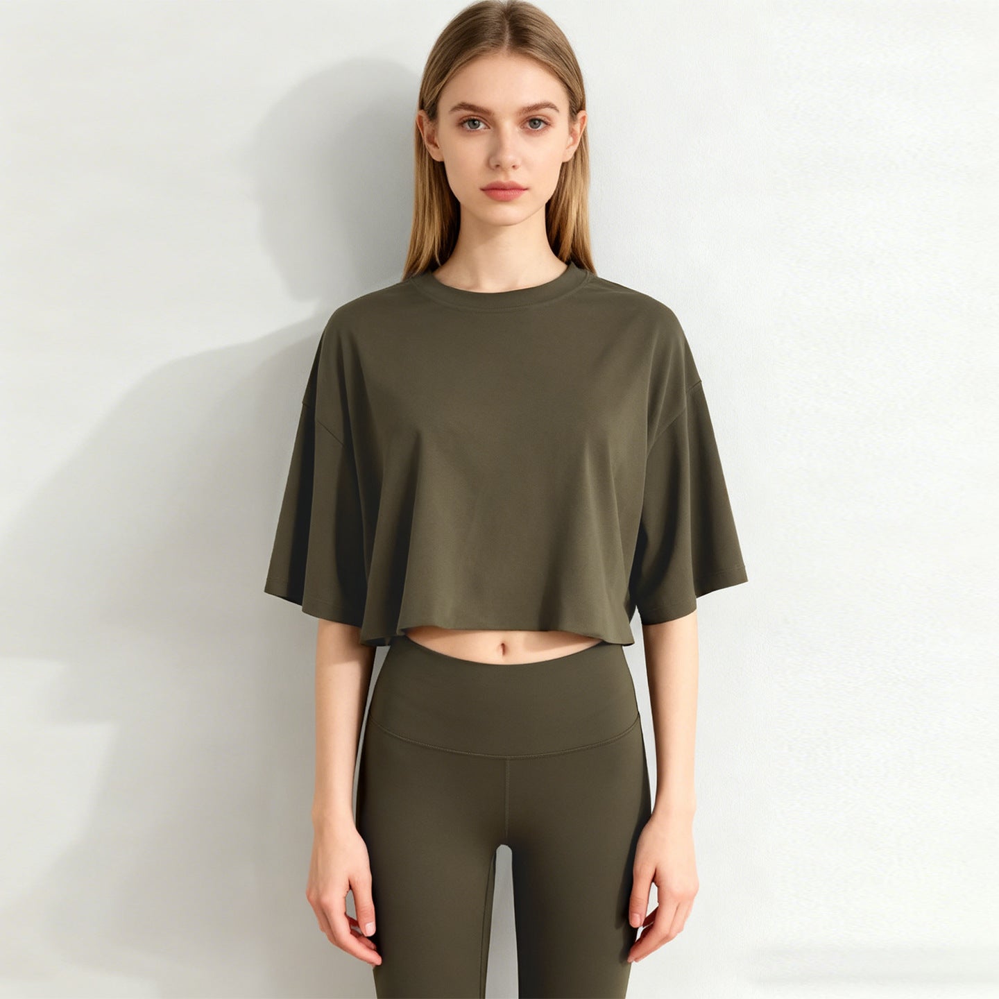 Summer Crop Cotton Tee Women’s Short Sleeve Street Style