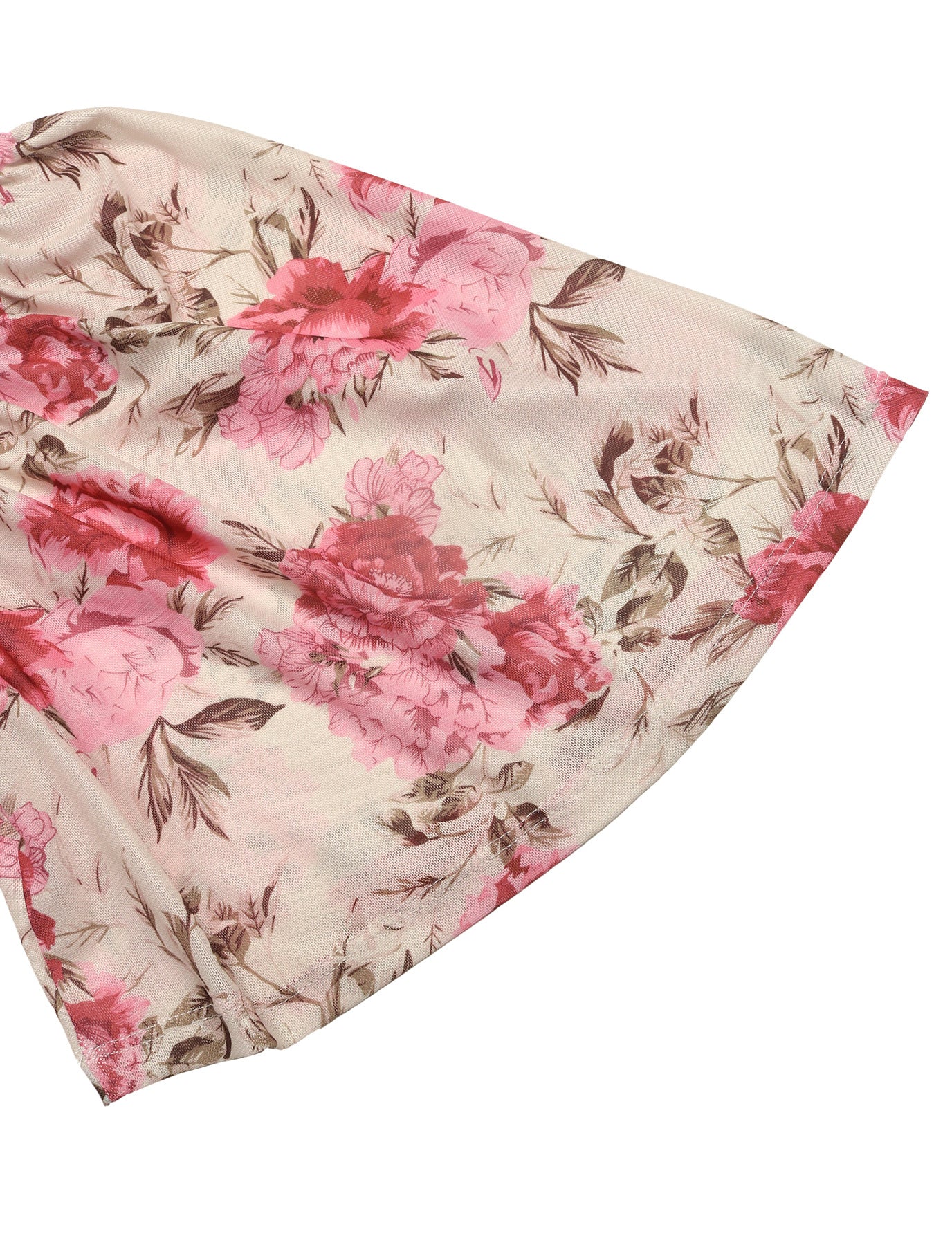 Floral Square Neck Maxi Dress Flutter Sleeve Cottagecore