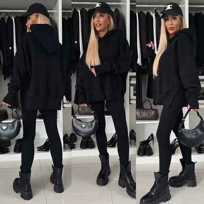 Women's Oversized Hoodie Set Two Piece Casual Loungewear