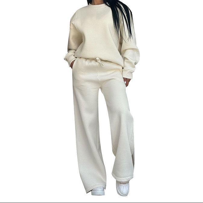 Women's Oversized Sweatshirt Wide Leg Pants Lounge Set