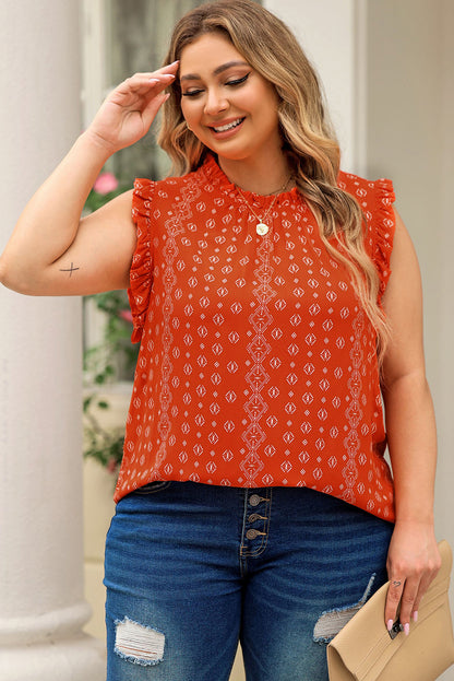 Boho Floral Print V Neck Summer Loose Blouse Shirts