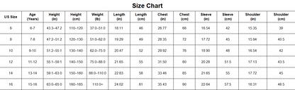 Girls Mock Neck Thermal Top Embroidered Long Sleeve Tee