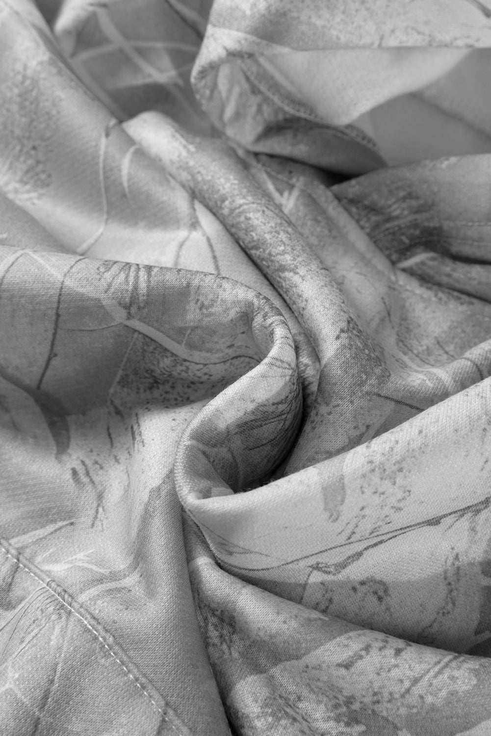 Woodland Camo Oversized Hoodie Pullover for Women