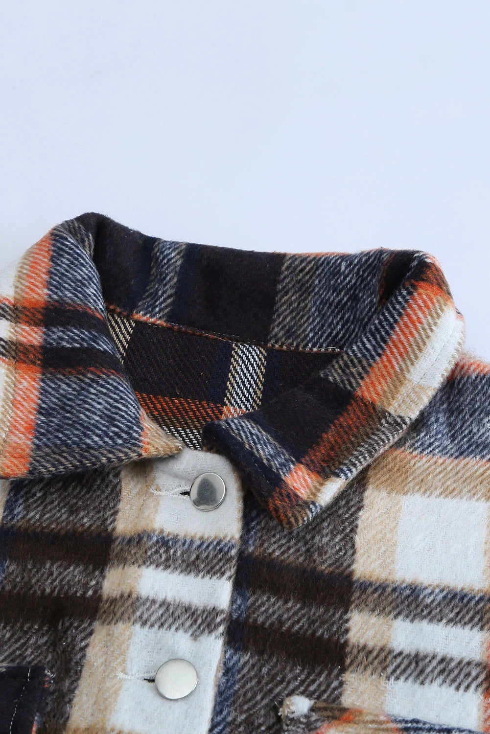 Plaid Button Down Oversized Shacket